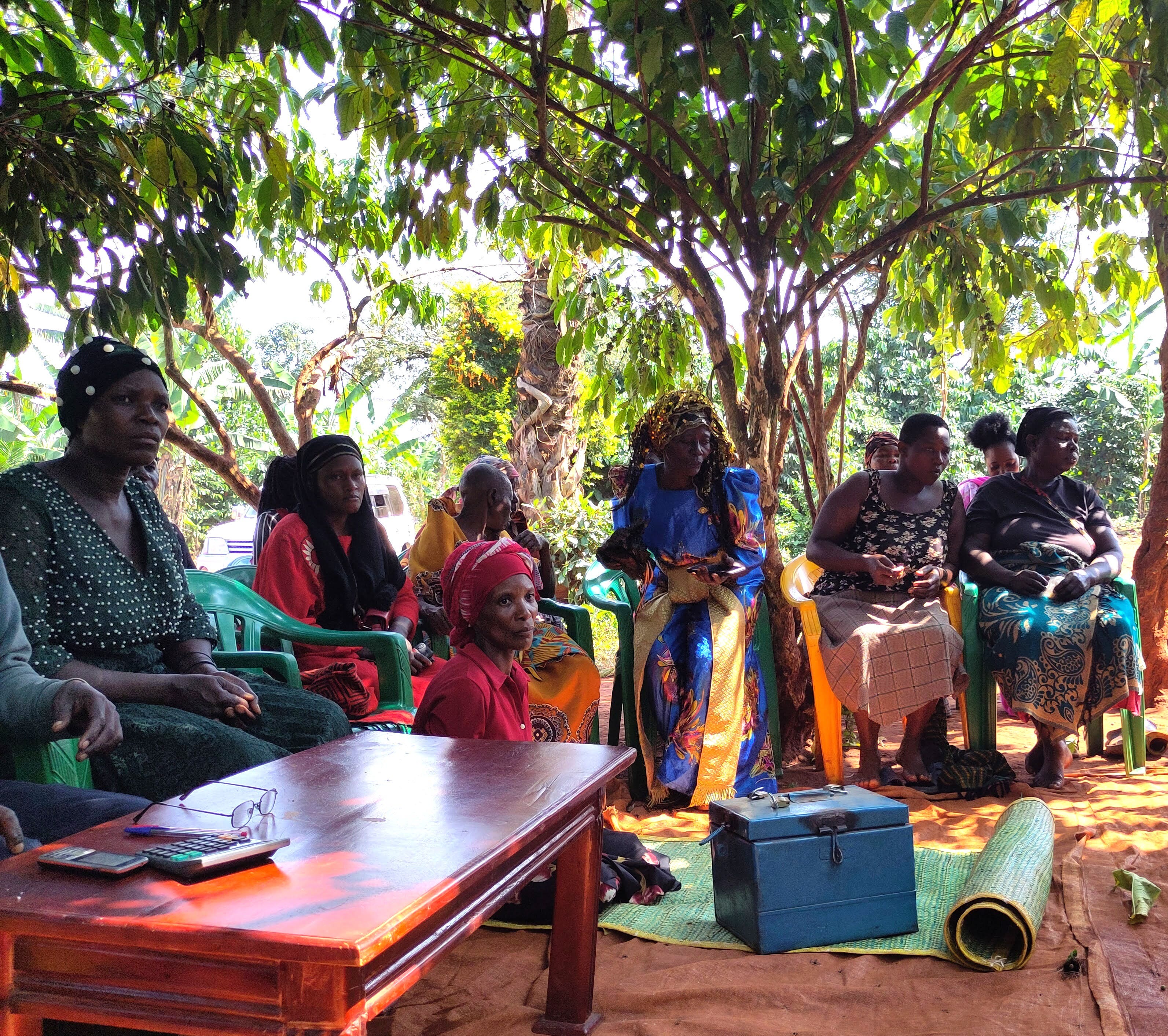 Savings group Kisa kya Mukama in Uganda, collaborating with Akeyo